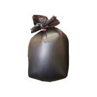 Мешки для мусора черные (10 шт; 120 л; 70х110 см; 14 мкм; ПНД) ООО Комус 1172651