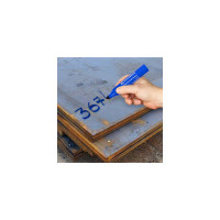 Перманентный маркер BRAUBERG JUMBO, широкая линия письма, скошенный наконечник, 3-10 мм 151225