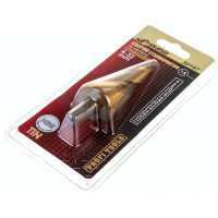 Сверло ступенчатое спиральное по металлу (4-32 мм; 15 ступеней; TiN) SKRAB 30187