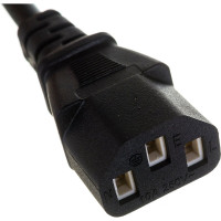 Кабель монитор-компьютер ExeGate UPS- устройство Power EC-1P С13- С14 VDE-250V-3х0 5-CU 6A 1м 280621