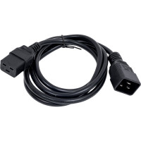 Кабель питания ExeGate UPS  Power EC20-1,8P С19-С20 VDE-250V-3 1.5-СU, 16А, черный, 1.8м 280635