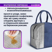 Термосумка ZDK Homium, синяя cb-blue