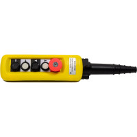 Кабельный пульт 4 кнопки, 2-ступенчатая, авар.стоп, ключ, XAC-A A4913K