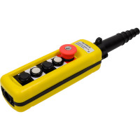 Кабельный пульт 4 кнопки, 2-ступенчатая, авар.стоп, ключ, XAC-A A4913K