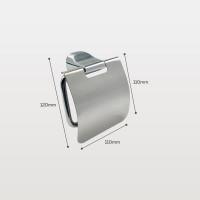 Бумагодержатель с крышкой Bath Plus OPUS OP-97910