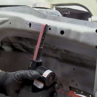 Пневматическая ленточная шлифовальная машинка WIEDERKRAFT WDK-25520