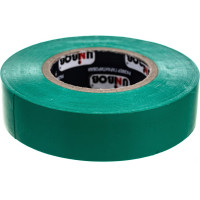 Изолента Unibob ПВХ, 19 мм х 20 м, 150 мкм, зеленая 211756