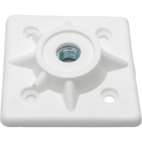 Крепление ножки табурета JET FKS004 пластик, М10 мм, белый FKS004P.010WT99