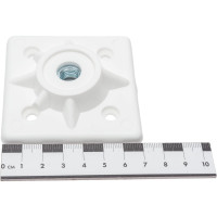 Крепление ножки табурета JET FKS004 пластик, М10 мм, белый FKS004P.010WT99