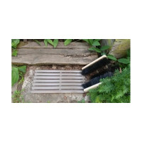 Решетка для чистки обуви Петромаш с 3-мя щётками, 50x25 см 61677