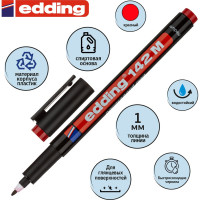 Перманентный маркер для проекторных пленок EDDING круглый наконечник, 1.0 мм, красный E-142#2 1183507