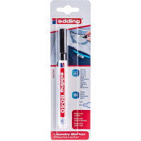 Маркер для белья Edding округлый наконечник, 1 мм, стирка до 95 С, черный, блистер E-8040#1-B#1