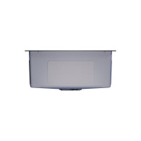 Подстольная мойка MIXLINE PRO 50x50, 3 мм, выпуск 3 1/2, 20 см, с сифоном, черный графит 547228