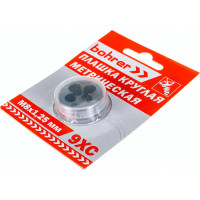 Плашка BOHRER круглая М8,0 х 1,25 мм метрическая сталь 9ХС 31708125