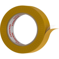 Упаковочная двусторонняя клеящая лента КОНТАКТ прозрачная, 24 мм х 10 м 23711