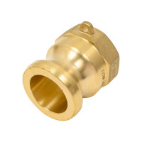 Камлок типа A (ниппель; внутренняя резьба BSP; 32 мм-1 1/4"; латунь) TITAN LOCK TL125ABR