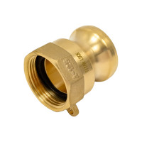 Камлок типа A (ниппель; внутренняя резьба BSP; 32 мм-1 1/4"; латунь) TITAN LOCK TL125ABR