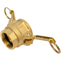 Камлок типа D (розетка; внутренняя резьба BSP; 32 мм-1 1/4"; латунь) TITAN LOCK TL125DBR