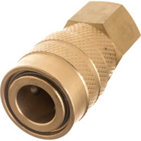 Быстроразъемное соединение D ISO 6150 B (рапид "мама" - внутренняя резьба 3/8"; латунь) TITAN LOCK TL3DF-B