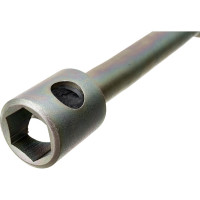 Торцевой ключ CNIC баллонный 27x30мм прямой L-300мм с воротком, цинк CrV LT003 53683