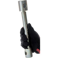 Торцевой ключ CNIC баллонный 27x30мм прямой L-300мм с воротком, цинк CrV LT003 53683