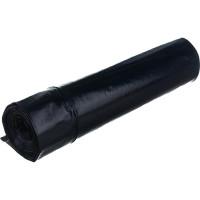 Мешки для мусора в рулоне с завязками Броня (5 шт; 110x115 см; 240 л; черные; ПВД; 55 мкм) Ромашка ЗВБ-240/5/9/Ч