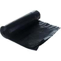 Мешки для мусора в рулоне с завязками Броня (5 шт; 110x115 см; 240 л; черные; ПВД; 55 мкм) Ромашка ЗВБ-240/5/9/Ч