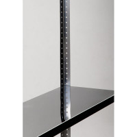 Стеллаж ООО ФУРАМА СН 2000x1000x400 мм, 5 полки, нержавеющая сталь СН201040-5