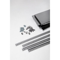 Стеллаж ООО ФУРАМА СН 2000x1000x400 мм, 4 полки, нержавеющая сталь СН201040-4