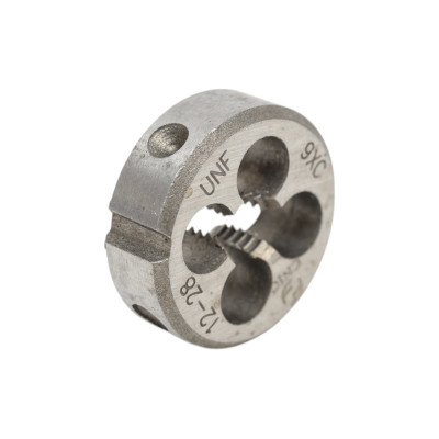 Плашка CNIC дюймовая №12-28 UNF 60гр 9ХС 28 ниток/дюйм, dнар.20мм 56102