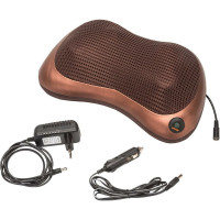 Массажная подушка BRADEX ШЕЯ, ПЛЕЧИ, СПИНА, коричневая KZ 0473