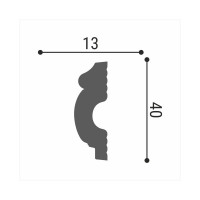 Молдинг Де-Багет Декор ДМ 01/60 00-00001093