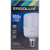 Светодиодная лампа Ergolux LED-HW-90W-E40-6K серия PRO 90Вт E40 6500К 150-260В 14332