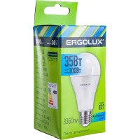 Светодиодная лампа Ergolux LED-A70-35W-E27-4K ЛОН 35Вт E27 4500K 180-240В 14231