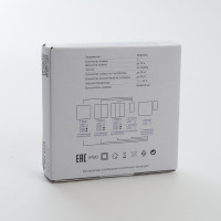 Двухклавишный беспроводной выключатель FERON TM82, 230V, 500W, золото 41726