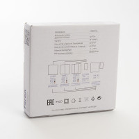 Одноклавишный беспроводной выключатель-кнопка FERON TM81 230V, 500W, серебро 41719