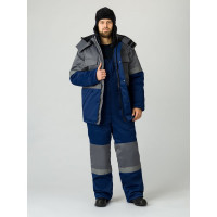 Зимний костюм Факел Профи-Норд темно-синий/серый, р. 44-46; 182-188 87479943.002