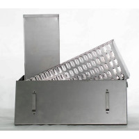 Трехуровневая коптильня Петромаш 65x25x23 см, сталь 1.2 мм, поддон 57584