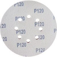 Круг шлифовальный на липучке (5 шт; 150 мм; 8 отверстий; Р120) PATRIOT 820010114