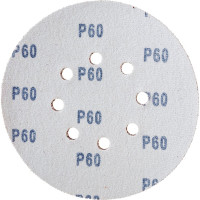 Круг шлифовальный на липучке (5 шт; 150 мм; 8 отверстий; Р60) PATRIOT 820010111