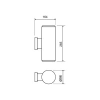 Садово-парковый светильник Elektrostandard 1403 TECHNO песочно-белый a057008