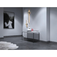 Плинтус напольный ударопрочный влагостойкий Decor-Dizayn цвет графит 79x13x2400 мм 005-94