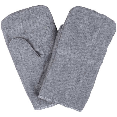 Рабочие рукавицы без наладонника TDM ELECTRIC основа бязь, ватин, серые, 1 пара, серия "Полюс" SQ1016-0516