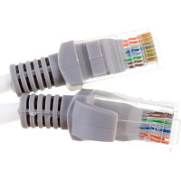 Патч-корд ExeGate UTP-RJ45-RJ45-5e-1M-GY UTP cat 5e 1м серый 138961
