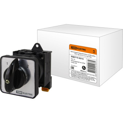 Кулачковый переключатель TDM ELECTRIC КПУ11Д-25/52 (1-0-2 2р) SQ0715-0315