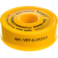 ФУМ лента для газа VRT 19 мм х 0,25 мм х 15 м 530756