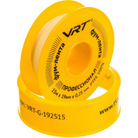ФУМ лента для газа VRT 19 мм х 0,25 мм х 15 м 530756