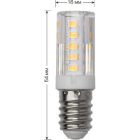 Светодиодная лампа TDM ELECTRIC Е14, 5 Вт, 230 В, 3000 К, SMD, 16x54 мм SQ0340-0340