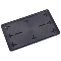 Рамка номерного знака DolleX 290х170 силиконовая черная с адаптером SPL1A-38