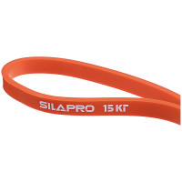 Силовая эластичная лента для фитнеса SILAPRO 208x0.45x1.3 см, 15 кг 093-002